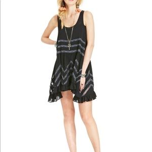 Free People Voile and Lace Trapeze Slip